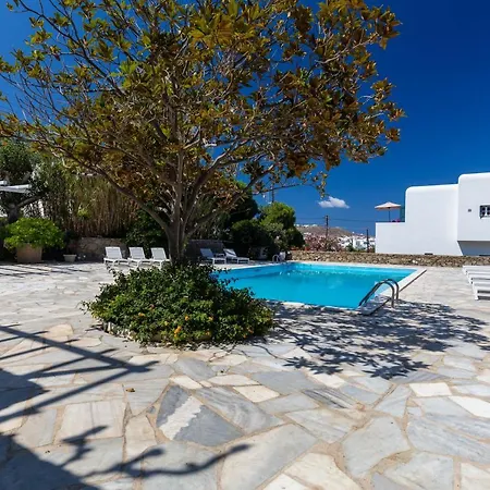 Callisti With Pool View And Calypso Upper Floor With Sea View Appartement Mykonos Town